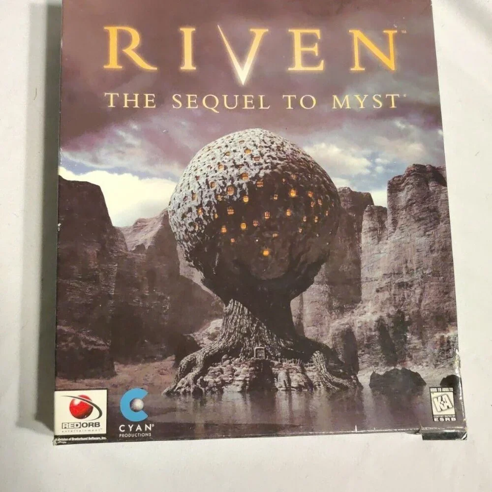 Riven: The Sequel to Myst (Windows/Mac, 1997) read description. Open box.